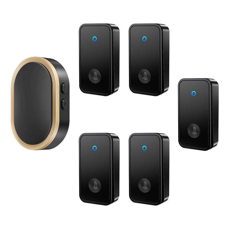 Kajia Si Wireless Self-Powered Doorbell: Long-Range, Battery-Free, Waterproof Smart Home Caller.