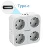 Tessan EU KR Plug Multi Outlets Power Strip with USB Ports Type C Wall Charger Electric Extension Socket Adapter for Home Office