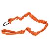 Kayak Paddle Rope Leash Elastic Lightweight Nylon Coiled Paddle Straps for Canoe Boat Surf Board Fishing Rod Orange