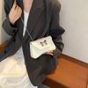 Stylish Pu Shoulder Bag For Women 2024 Sweet Bowknot Crossbody Bag Trendy