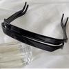 Women Square Glasses Sunglasses-Style Headband Invisible Fixed Hair Clips Wave Curly Hair Ties Temples Headband Accessories