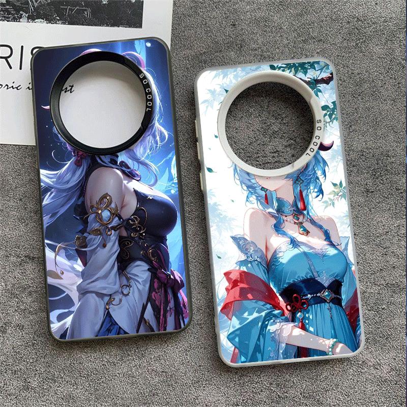 Мягкий чехол для телефона Genshin Impact Ganyu для Xiaomi Redmi Note 13 14 15 Pro Plus 12S 12 11S 11 11T 10S 10 Ударопрочный чехол Задняя крышка