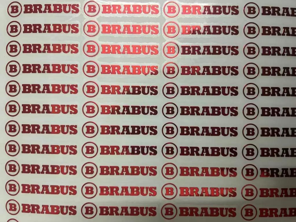 Car Badge Decals Auto Emblem Sticker Accessories For Mercedes Benz AMG Brabus Maybach Smart W204 GLC CLA GLK W205 W203 W206 W108