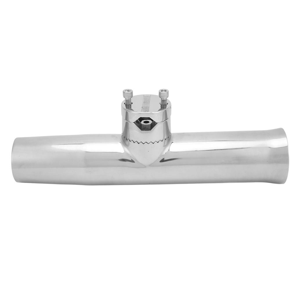 Fishing Rod Holder Clamp On 32 Angles 316 Stainless Steel Mirror Finished for 7 8in ‑ 1in Rail