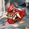 Наряжаться Косплей Красная Маска Праджни Жуткая Японская Маска Игрушка Маска Самурая для Косплея Хэллоуин