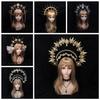 Lolita Angel Halo Sun Crown Материал Пакет Преувеличенный Подиумный Головной Убор Фото Реквизит Аксессуары