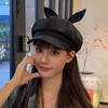 Девочки Берет Субкультура Кроличьи Ушки Шляпа Художника Шляпа Художника Подарок на Хэллоуин Украшенная Кроличьими Ушками для Праздника