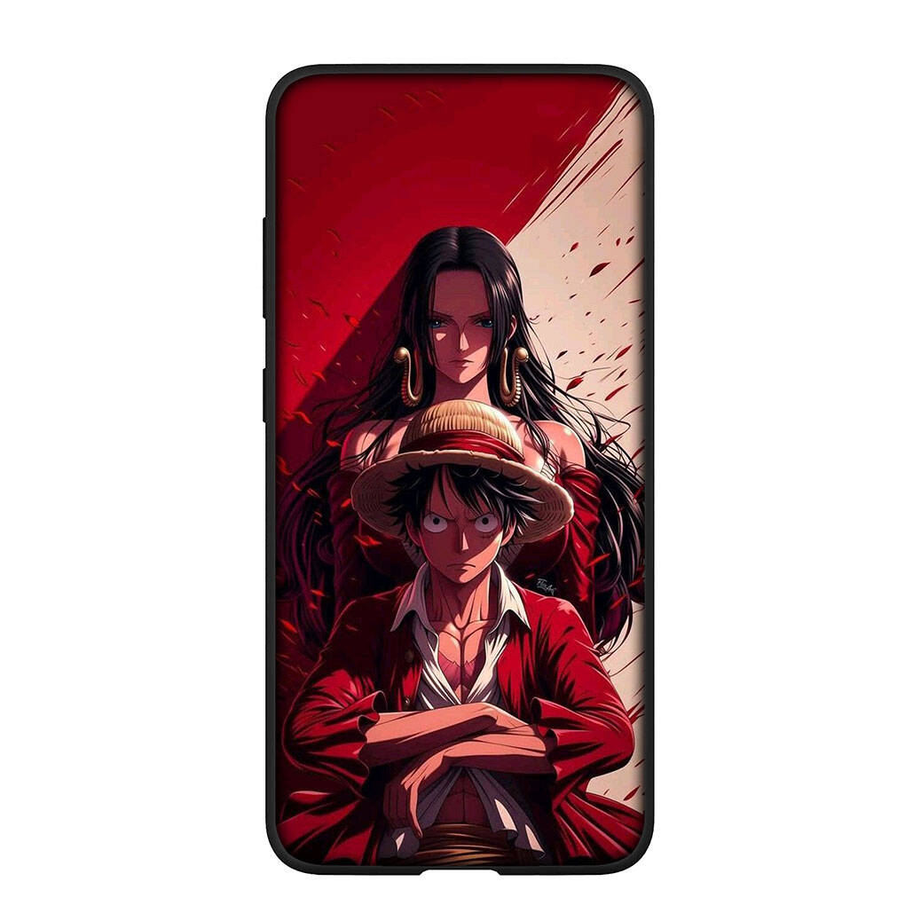Чехол для телефона для iPhone 17 15 16 Plus Redmi Note 14 12 11 13 Pro Max Huawei P30 P20 Lite OPPO A60 A80 A38 A54 Boa Hancock Funda One Pieces Luffy Cover