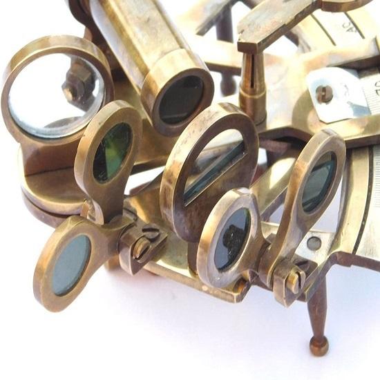 Латунный морской секстант, морская астролябия, морской для офиса, подарочный предмет