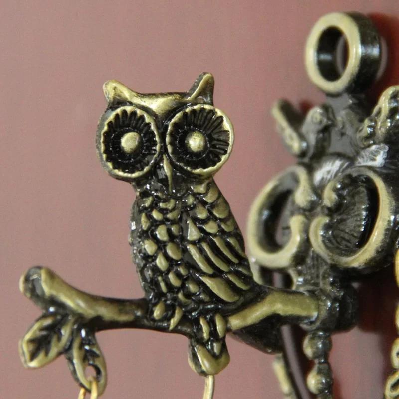 Retro Anmial Figure Decorative Doorbell Wind Chime Shopkeeper Doorbell Door Knocker for Storage Room Garden Porch Front Entrance Home Decor