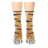 3D Animal Paw Socks Novelty Cute Leg Feet Sock Knee-High Funny Pattern Unisex Adult Women Men Girls Teen Kids Adult Couple Xmas Gifts Dress Crew Socks