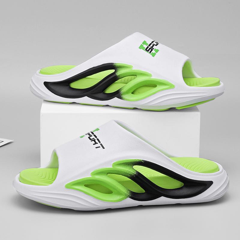 38-45 Мужские модные тапочки на мягкой подошве больших размеров Домашние повседневные тапочки Пляжные сандалии
