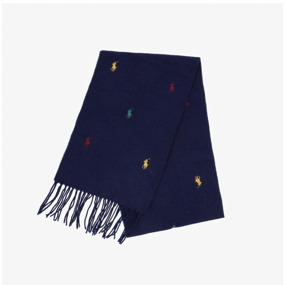 Polo Ralph Lauren Шарф с бахромой и вышивкой пони Pc1315 410