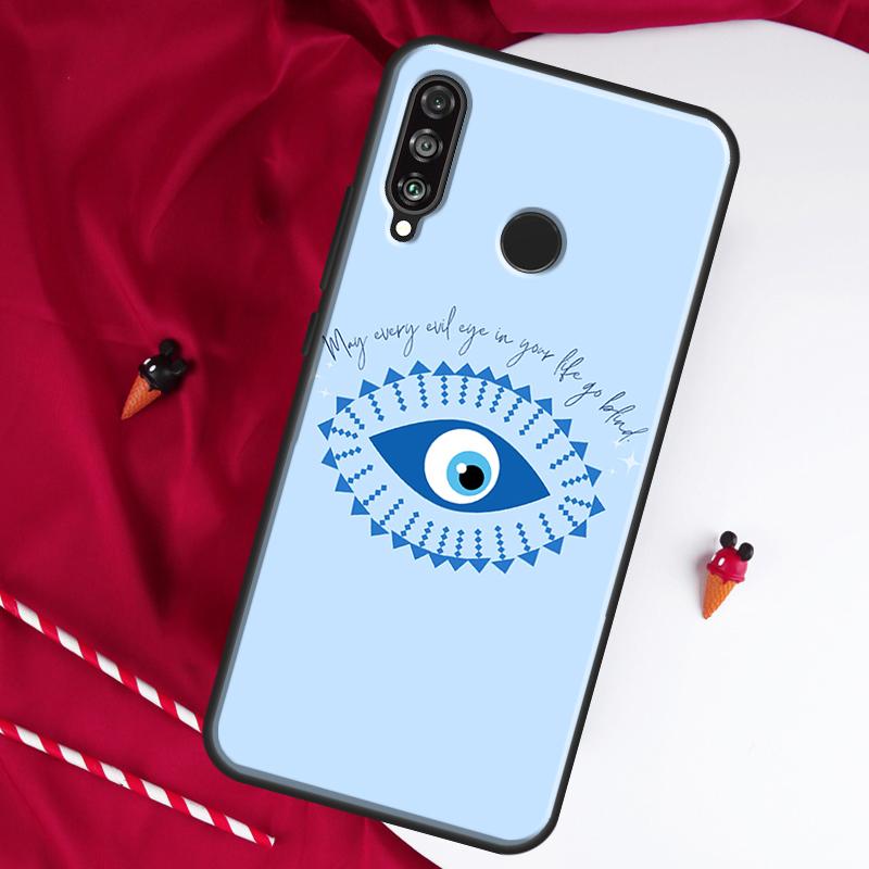 Чехол с Назар Бонукку (глаз Фатимы) для Huawei Nova Y61 Y70 Y90 Y60 Y72 Y91 12s 12i 11i 7i 8i 9 10 SE P60 Pro P30 P40 Lite