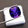 Natural Color Change Sapphire Loose Gemstone Treated 19.90 ct Square Cushion September Birthstone