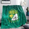 1Pc Club Leon Print Flannel Blanket High Quality Warm Comfortable Cover for All Seasons Perfect for Gifts Home Decor
