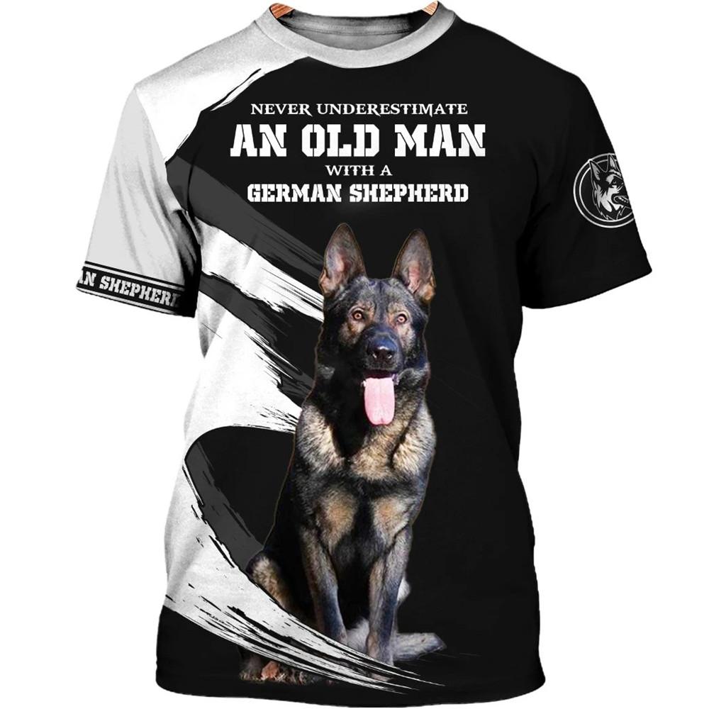 Футболки с 3D принтом Mess With I Fight Back, футболки с забавной собакой, футболки унисекс