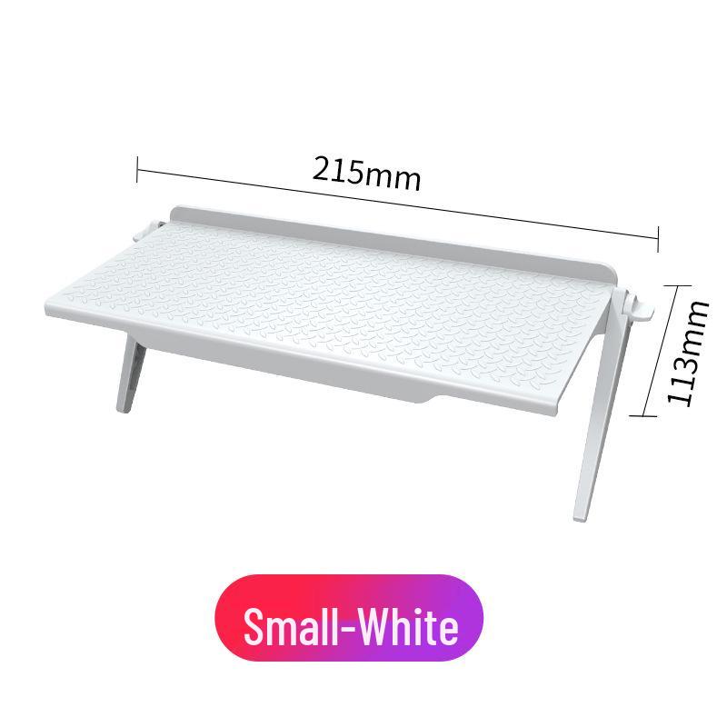 Поворотная полка для телевизора и органайзер для монитора без сверления с держателем для пульта ДУ