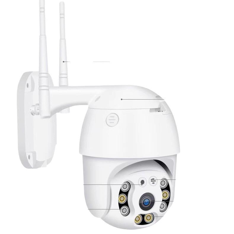 2,5-дюймовая купольная камера видеонаблюдения для дома A6: HD, Водонепроницаемая, Беспроводная WiFi Домофонная система