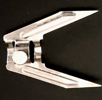 Universal Thickened Electric Oven Rotisserie Forks Set of 2 with Screws Compatible for Various Oven Models Durable Stainless Steel Construction