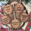 10 Pcs Jesus Wood Christmas Ornament Xmas Tree Hanging Pendant for Christmas Parties Indoor/Outdoor Decoration