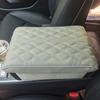 Memory Cotton Car Armrest Box Cover For Tesla Model 3/Y - Artificial Leather Auto Armrest Cover Trim Center Console