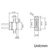 2 шт. разъем USB 3.1 Type-C 2-контактный Smd Smt гнездовой разъем для быстрой зарядки