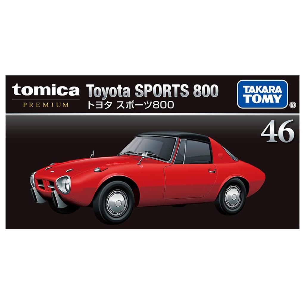 TAKARA TOMY Tomica Premium 46 Toyota Sports 800 Miniature Car Toy for Ages 6 and Up