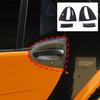 Накладка на дверную чашу (внешняя), глянцево-черная, для LHD Benz Smart Fortwo 451 2009-15