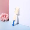New White Plastic Hair Detangler Comb - Anti-Tangle Hair Styling Tool for Smooth Hair Grooming