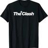 The Clash Star White Logo T Shirt Black