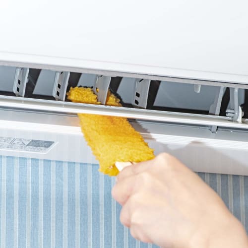 Azuma Industries Air Conditioner Gap Cleaner, Washable and Reusable, with Replaceable Mop, Removes Mold and Dust from Air Conditioner Vents and Louver