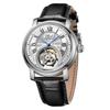 Часы HAOFA Tourbillon с римским циферблатом, механические, с ручным заводом, в стиле ретро, роскошные, стильные, сапфировое стекло, популярные, водонепроницаемые, мужские