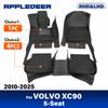 Car Floor Mats For VOLVO XC90 5-Seat 2010-2024      2018 2017 2016 2015 Carpet Cover Interior Accessories