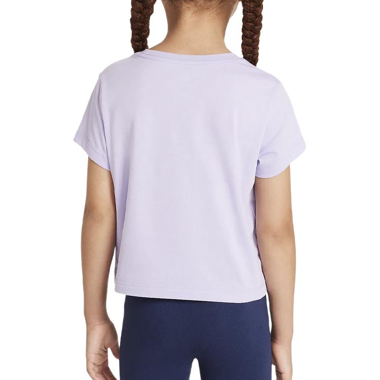 Nike T Shirt Hydrangea Purple Children Aged 3 7 Years Old HQ7819-515