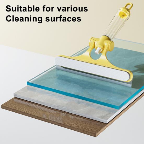 Скребок для мытья стекол 3-в-1 с распылителем, эргономичной ручкой, профессиональный скребок для чистки, набор скребков для окон