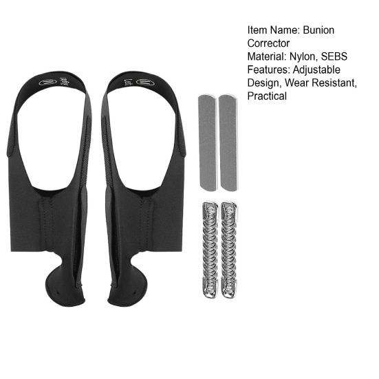 Корректор косточки большого пальца ноги, износостойкий, регулируемый дизайн, облегчение боли, коррекция косточки большого пальца ноги, выпрямитель