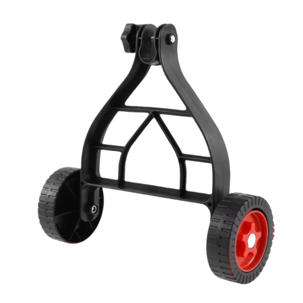 Универсальный набор опорных колес для газонокосилки, регулируемые стабилизирующие вспомогательные колеса для газонокосилки, прочные, экономят усилия, насадка-колесо для газонокосилки