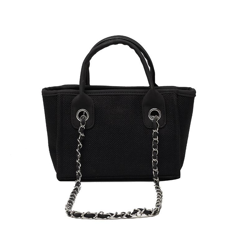 European and American Bucket Bag Women's Large-capacity Hand-held One-shoulder Diagonal Chain Tote Bag
