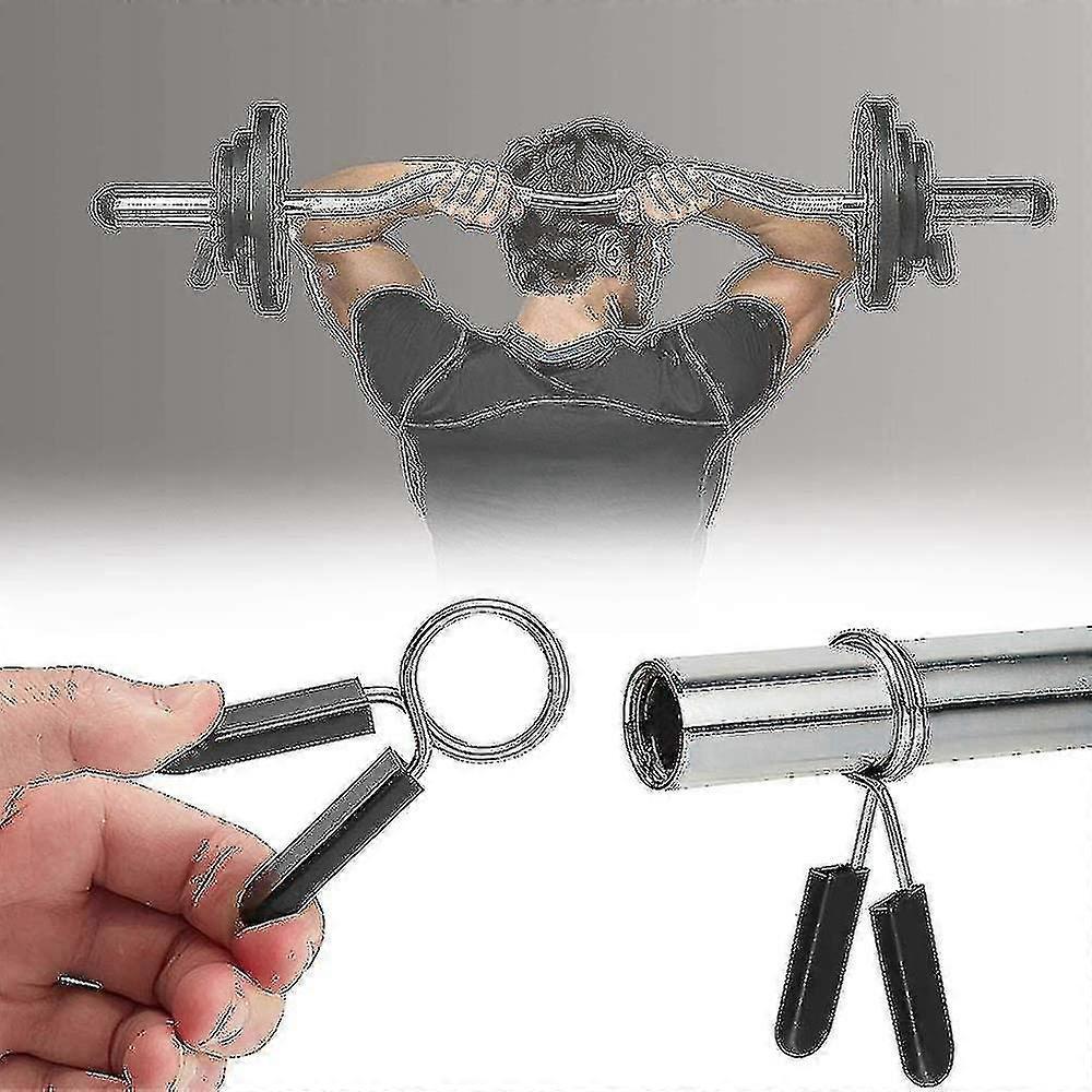 8 Pieces 25 Mm Dumbbell Dumbbell Lock Spring Locks Locking Device Dumbbell Bar - Sjue