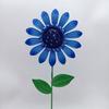 Metal Flower Garden Stake Planter Insert Flower Stake with Leaves Outdoor Decorative Stake for Yard Art Window