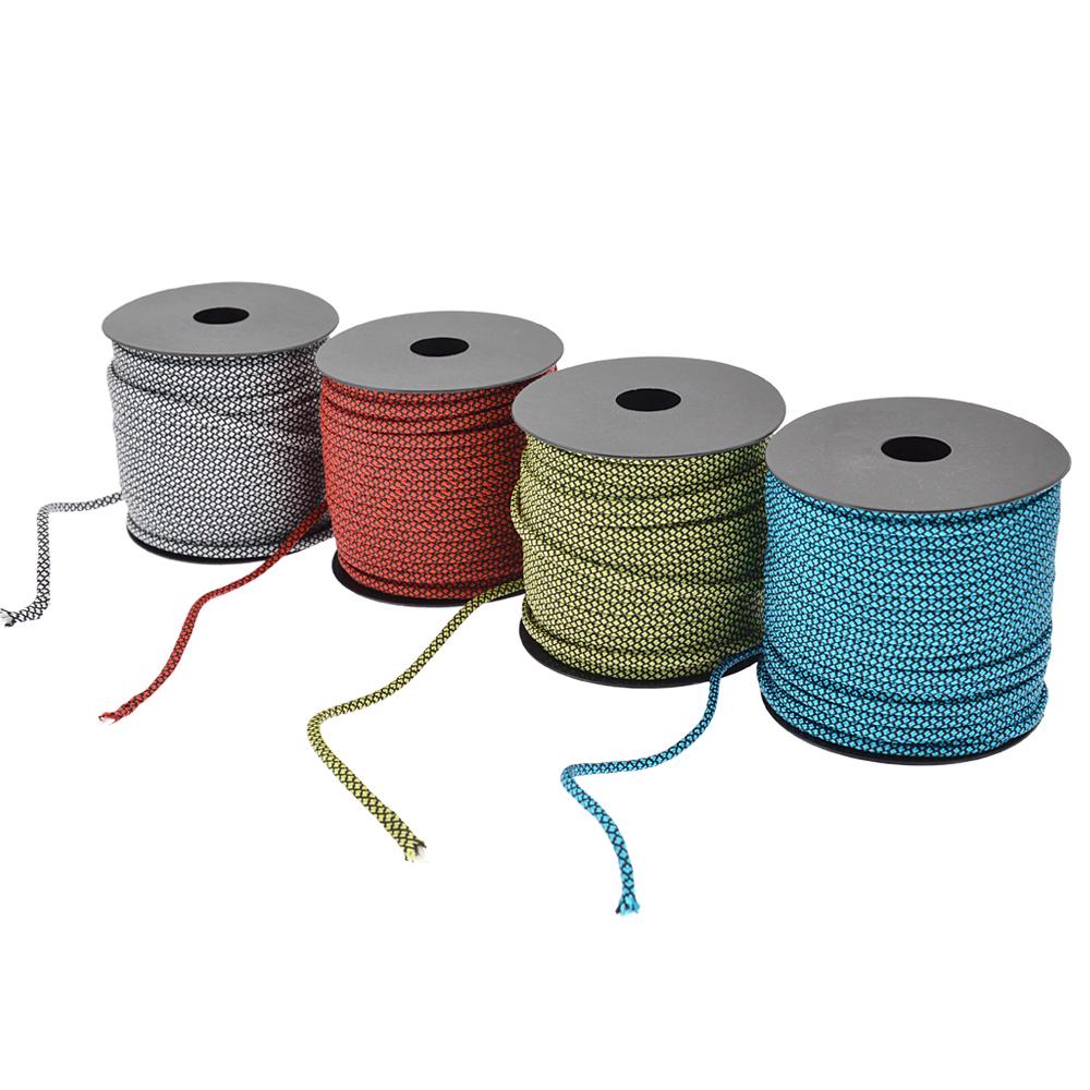 50-метровая веревка из паракорда, 440 фунтов, 7-прядный шнур из паракорда для выживания в походах и кемпинге