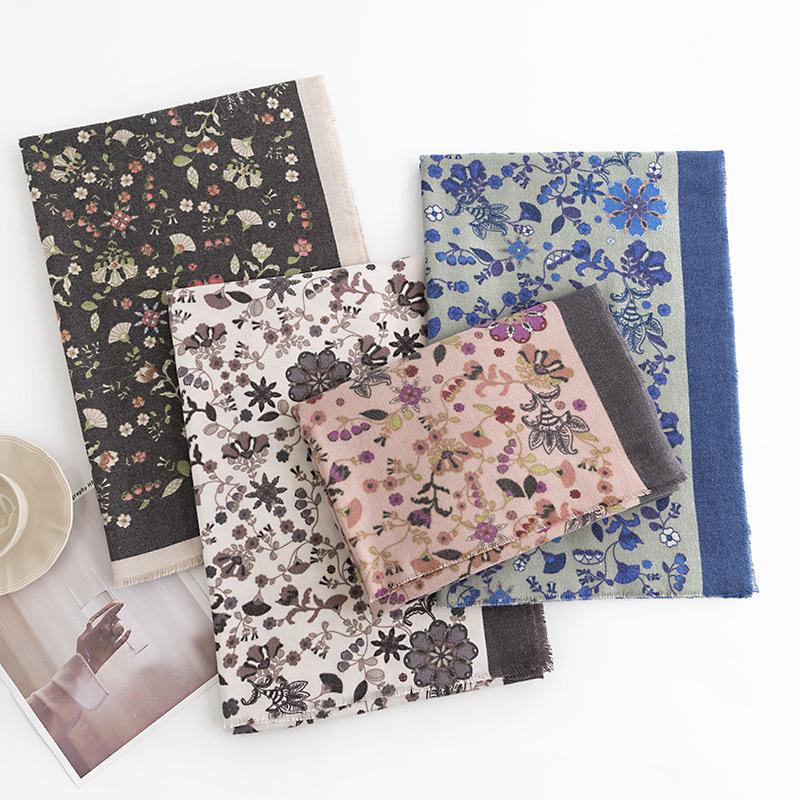 Scarf Pashmina Shawls Wraps Of Evening Dresses Travel Office Winter Wedding Cashmere Feel Large Scarves