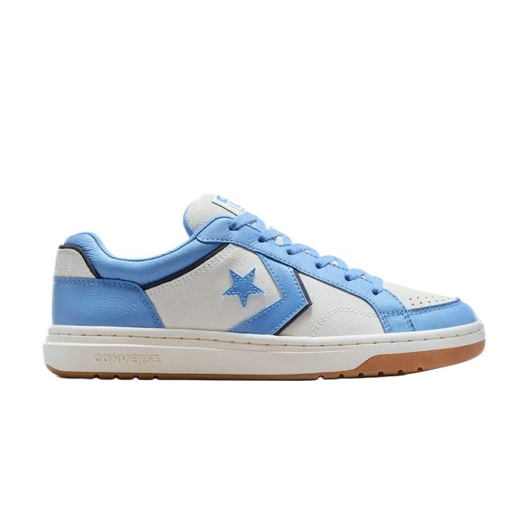 Converse Pro Blaze Classic Мягкие Удобные Тонкая Подошва Нескользящие Износостойкие Низкие Кеды для Скейтборда Унисекс кроссовки Белый Синий A14245C