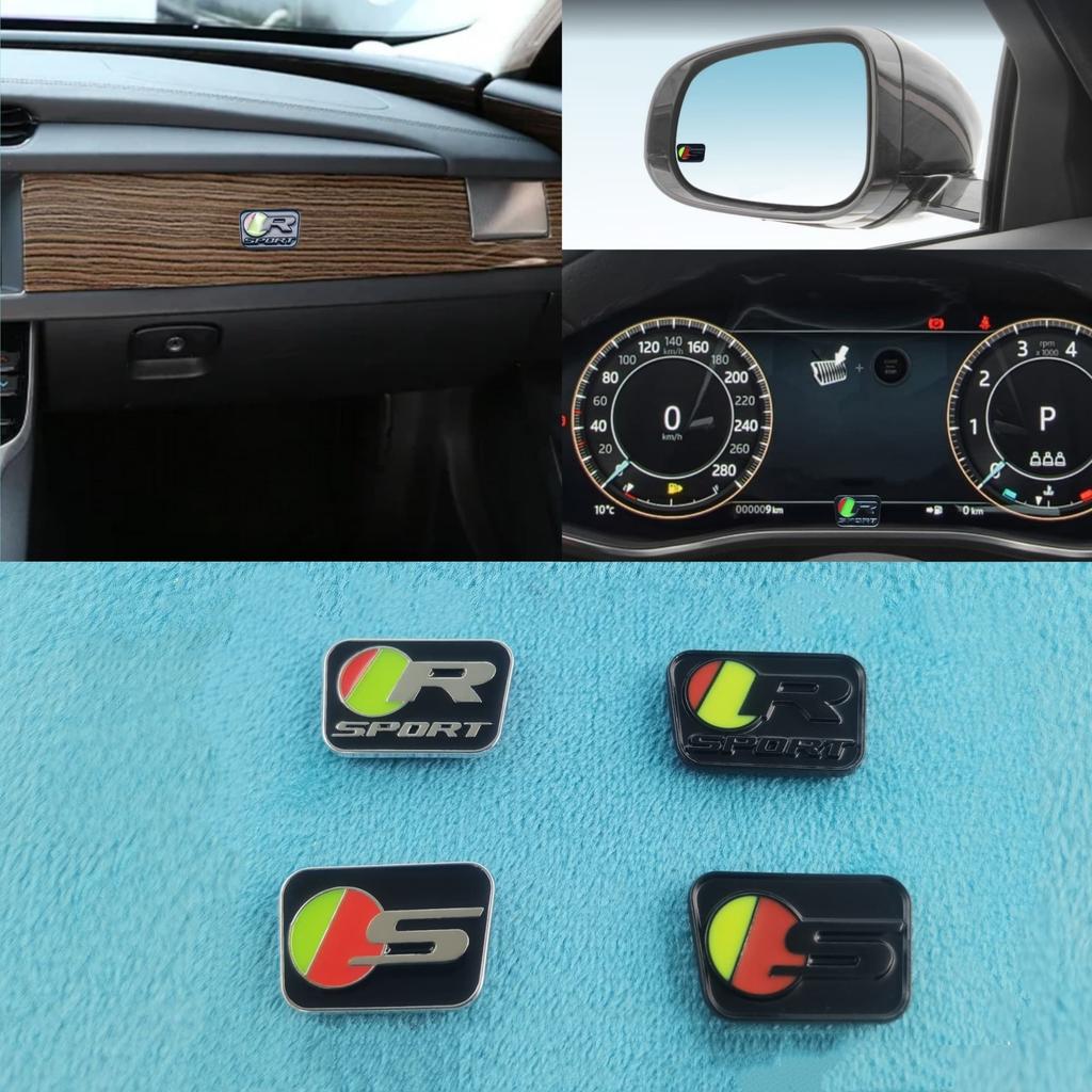 1 шт. Металлическая эмблема с логотипом S/R Sport, наклейка, декоративная наклейка для XK X Type F Pace I-pace XJL S-Type F-Type XJ XF XE E-pace XJS
