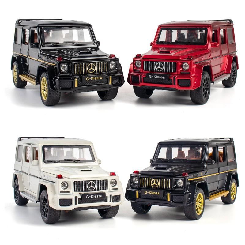 РУМ1:Масштаб 32 Модель автомобиля Mercedes Benz G63 из сплава Световой и звуковой эффект Литая модель автомобиля Игрушки для мальчиков Игрушки для детей Подарок для мальчиков Машина для мальчиков