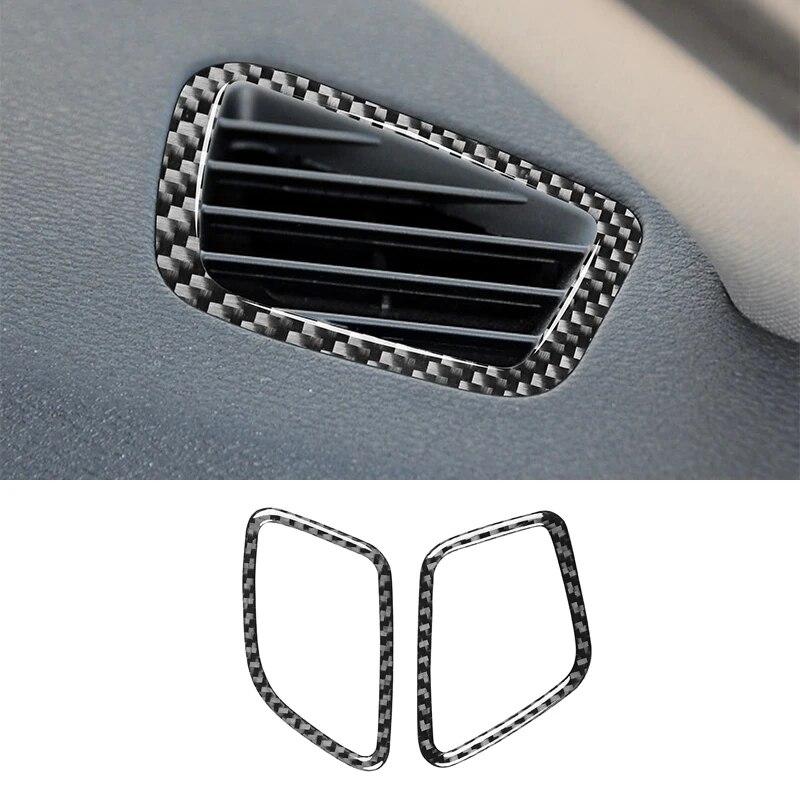 Car Air Vent Outlet Decor Cover Sticker for BMW F25 F26 X3 X4 2011-2016 Auto Interior Accessories Carbon Fiber