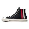 Chuck 70 Hi Архивные полосы Черный Белый Красный Унисекс A07441C