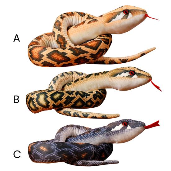 Realistic Soft Ornament Vivid Look Python Toy Prank Trick Doll Birthday Gift Simulation