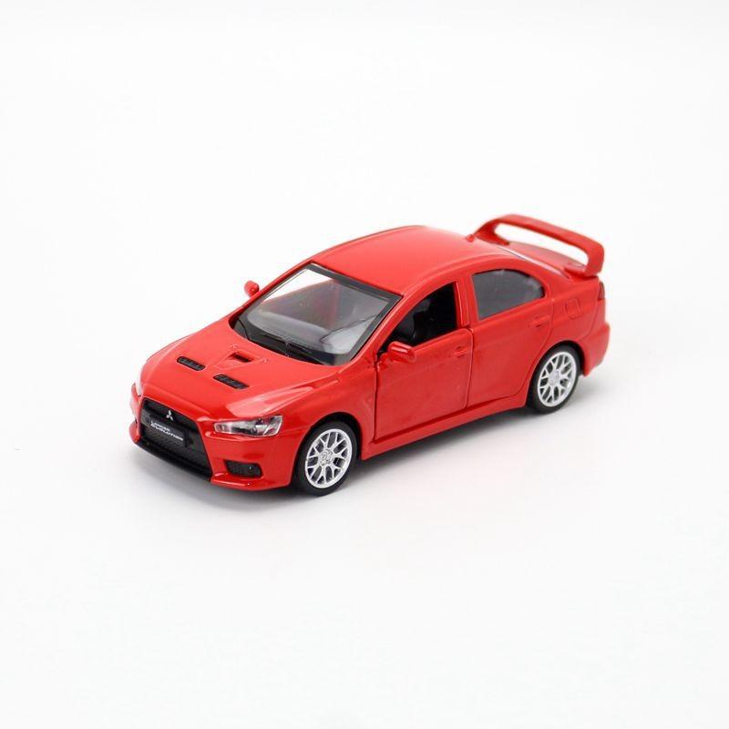 Металлическая модель спортивного автомобиля Mitsubishi с инерционным механизмом для детской игровой комнаты
